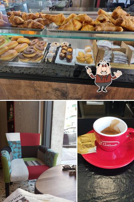 La cibo e interni del ristorante