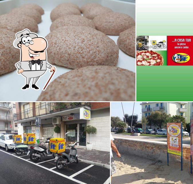 Dai un’occhiata alla immagine che raffigura la esterno e cibo di Pizzeria IT