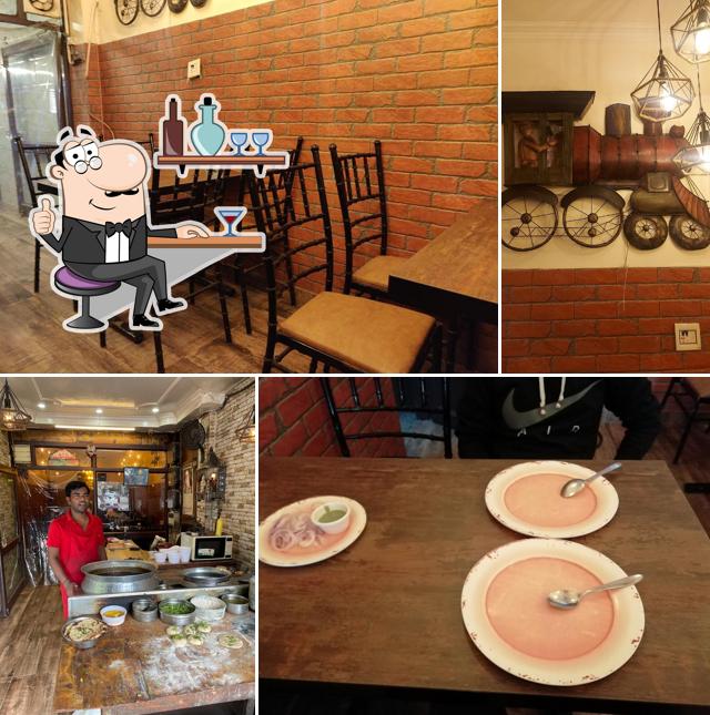 The interior of Ashok Meat Wala