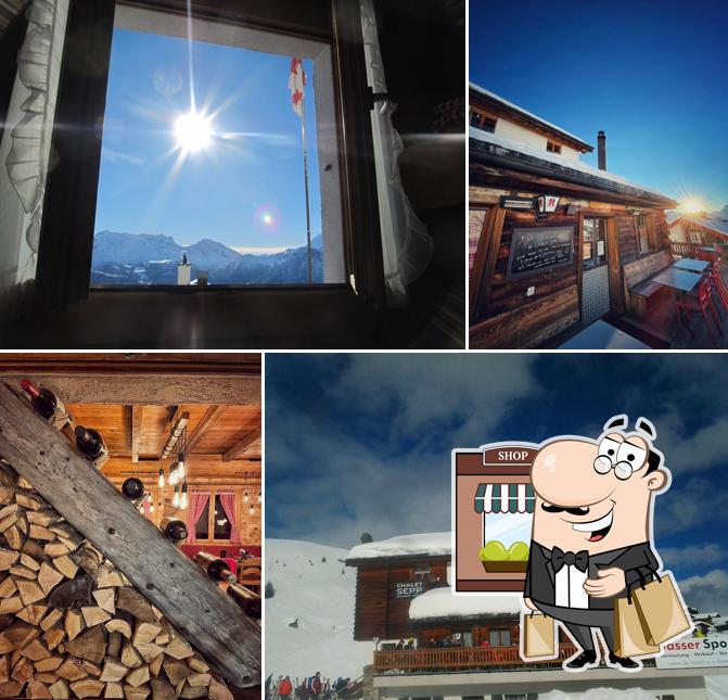 Goditi la vista dagli esterni di Chalet Sepp