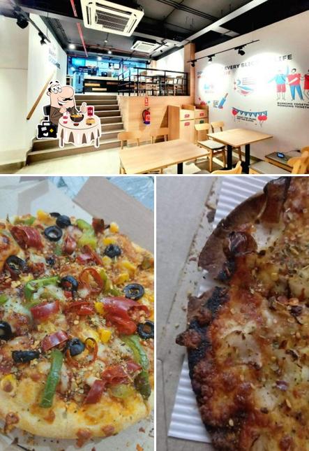 Domino's Pizza Wanjri Housing Society, Nagpur is distinguished by food and interior