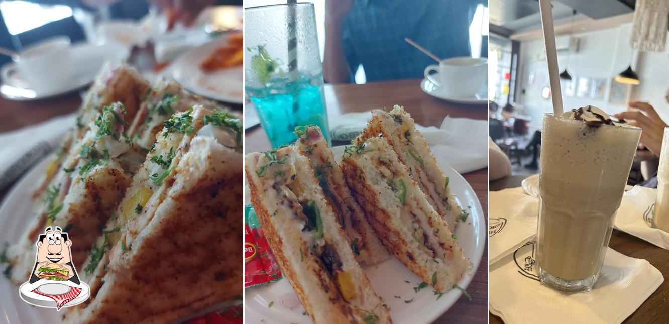 Club sandwich at The Highbrooks Cafe