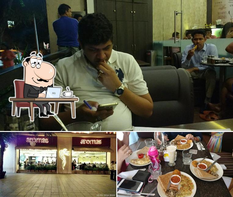 Check out how Aromas Café & Bistro looks inside