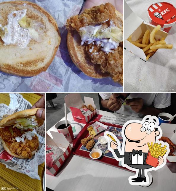 Try out finger chips at KFC