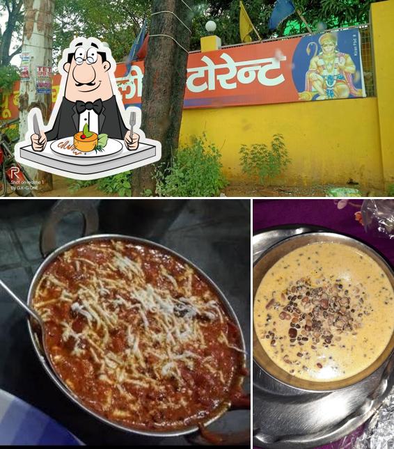 Among various things one can find food and exterior at New Bajrang Family Restaurant