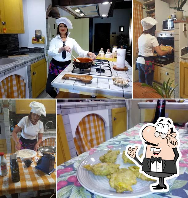 Gli interni di Home restaurant cristina