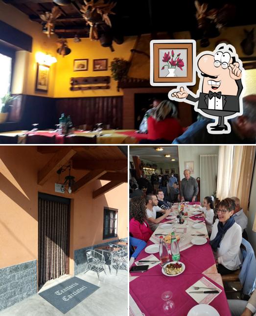 Gli interni di Trattoria Dei Cacciatori