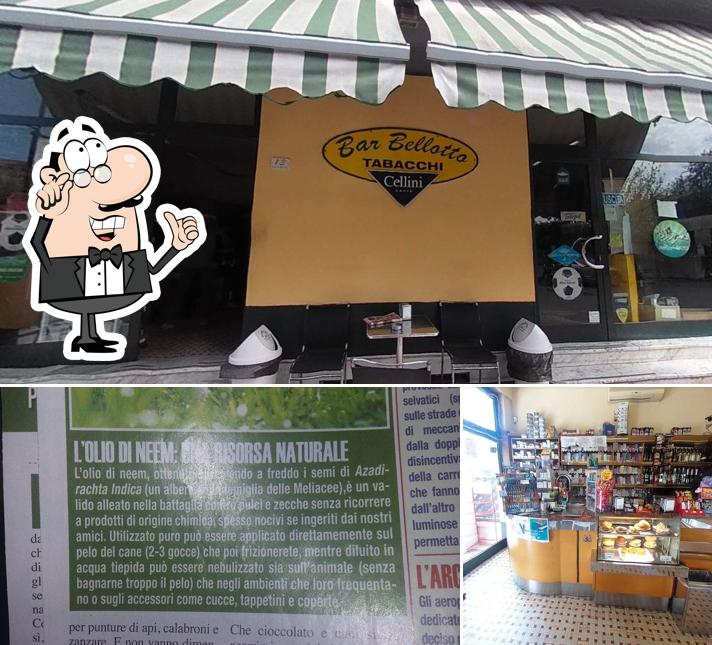 Gli interni di Bar Bellotto