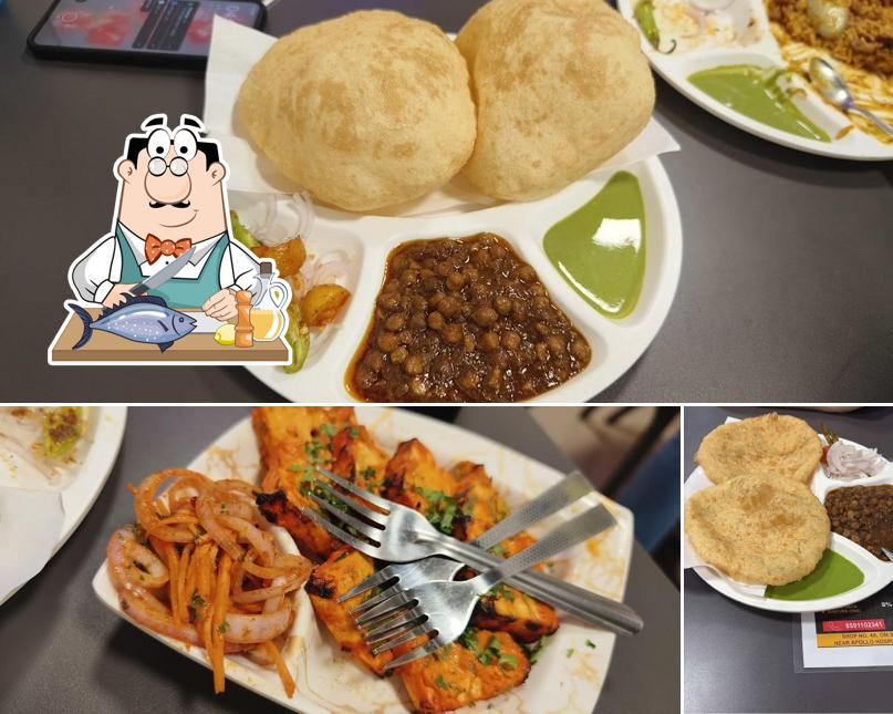 Grilled salmon at NAGPALS CHOLE BHATURE PANEER WALE - DELHI KE FAMOUS