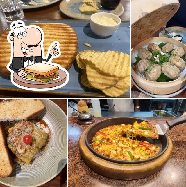 Grilled cheese sandwich at Oven Roast & Grill