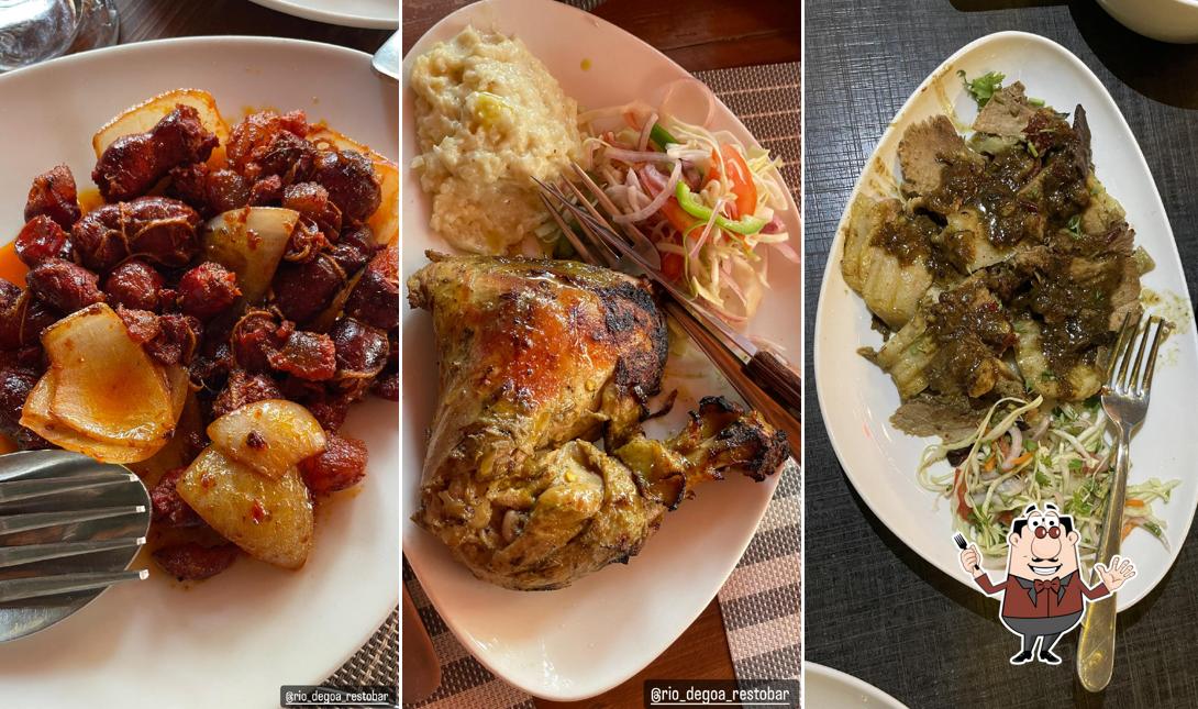 Food at Rio DeGoa Restobar