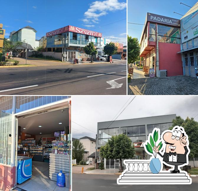 O exterior do Seven 7 Cafeteria E Lancheria