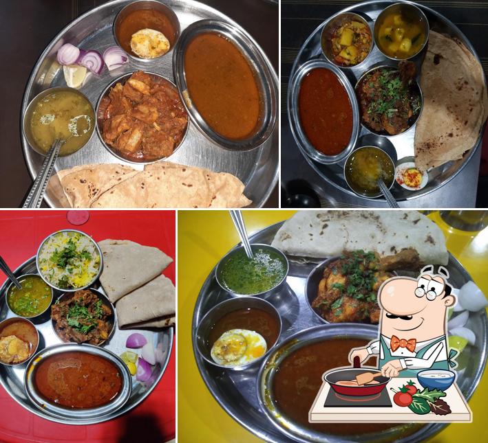 Chicken curry at Tuljai khanaval