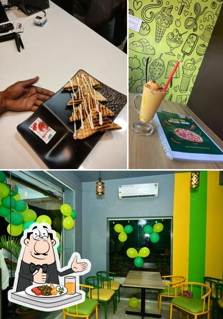 Food at Cheesy Crazy Cafe