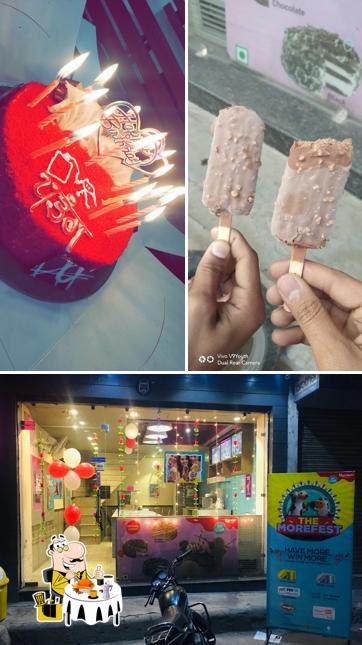 The picture of food and exterior at Havmor havfunn icecream