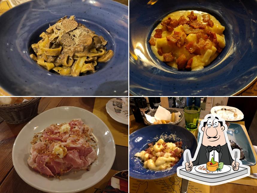 Platti al Hosteria Il Punto Rosa