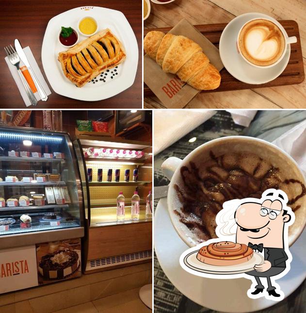 See this picture of Barista