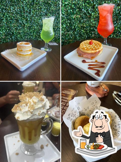 Bolo de queijo e pão-com-alho em Cheirin Bão