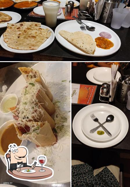 Food at HEER South and Punjabi Corner
