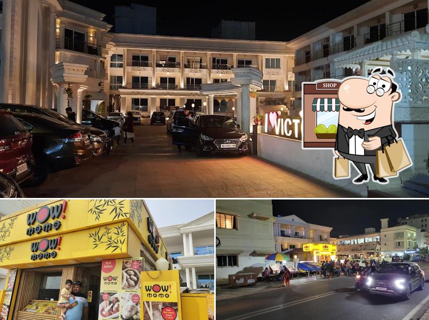 Enjoy the view at the outside area of Wow! Momo