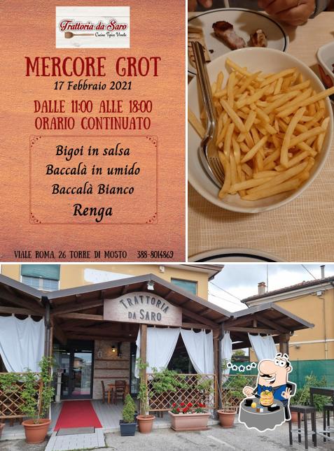 Platti al Trattoria Da Saro