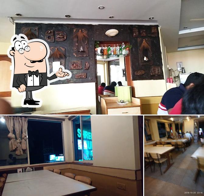 The interior of Udupi Shree Sagar Pure Veg Restaurant