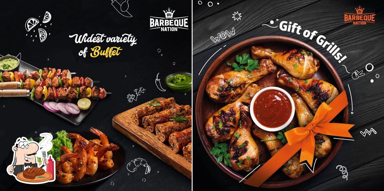 Try out meat meals at Barbeque Nation