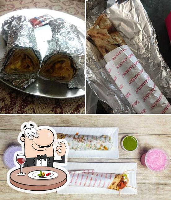 Food at Kathi Junction