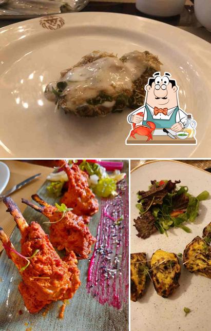 Order seafood at Punjab Grill Janpath