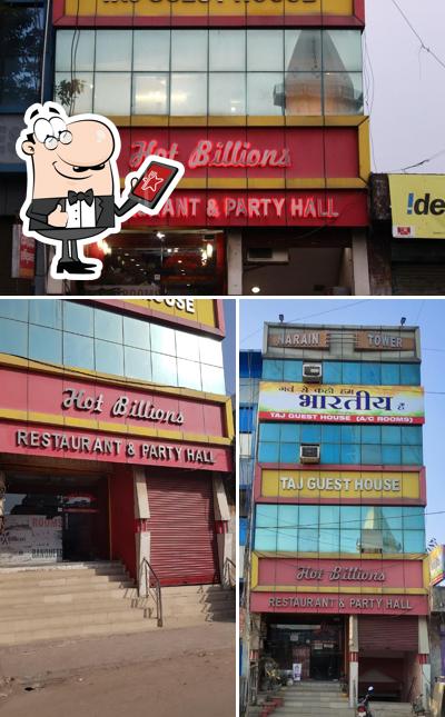 The exterior of Hot Billions restaurant