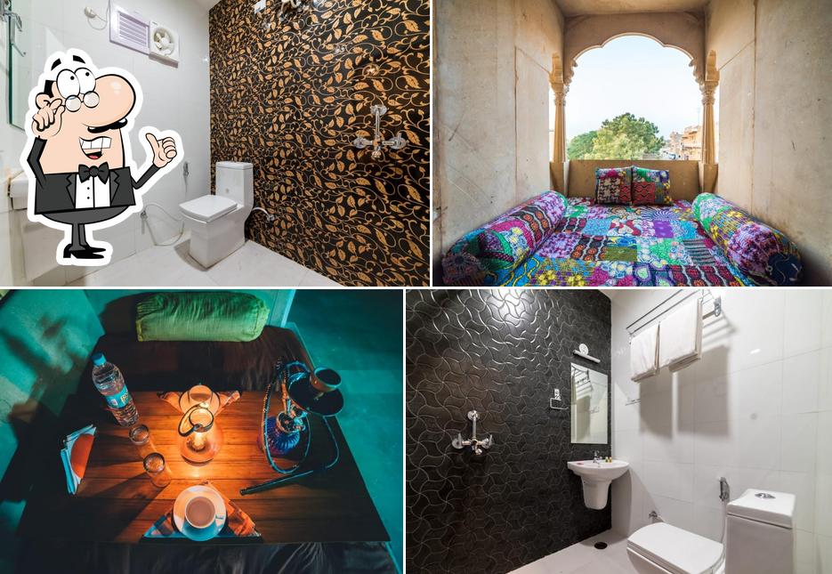 The interior of Hotel The Legend Haveli