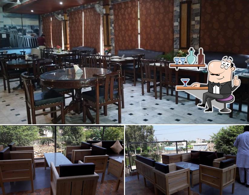 The interior of Seven Star Bar & Restaurant