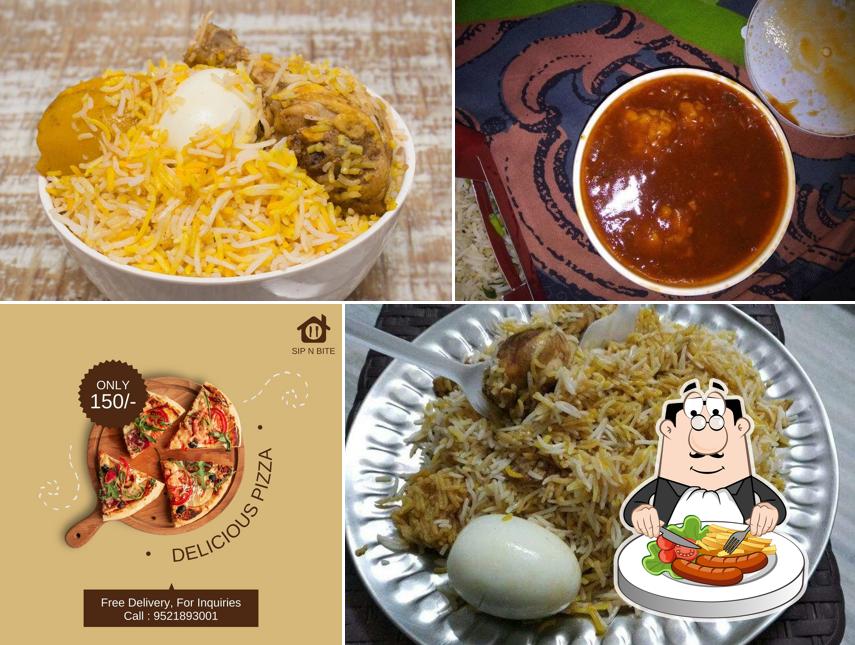 Food at Sip 'N' Bite's