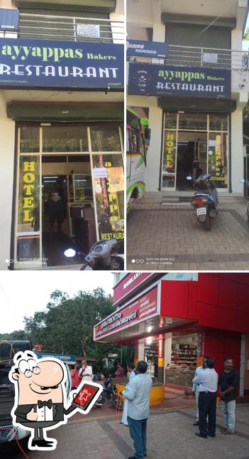 The exterior of Ayyappas Restaurant