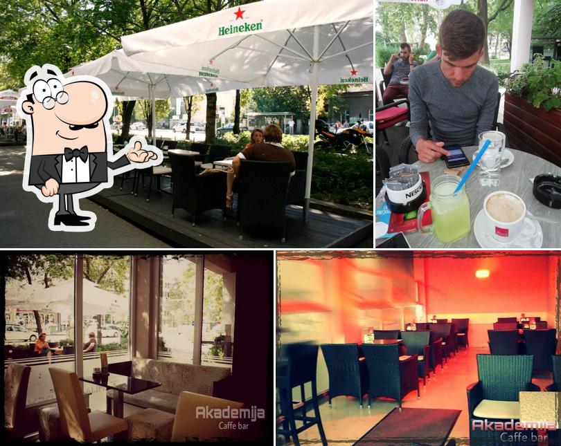 Dai un'occhiata agli interni di Caffe Akademija