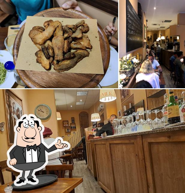 Gli interni di Da Leccarsi i Baffi