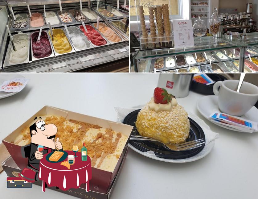 Pompi tiramisù serve un'ampia selezione di dessert