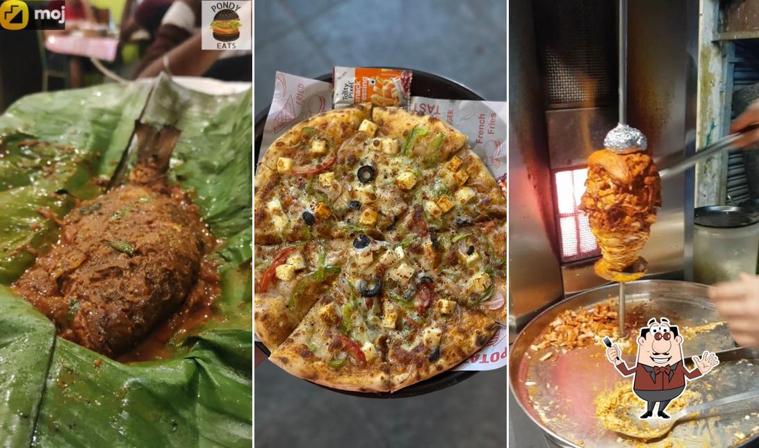 Food at Pondy Eats