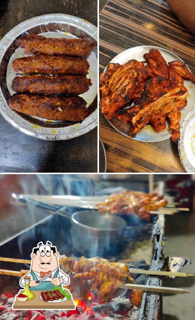 Baby back ribs at Hussaini Hotel