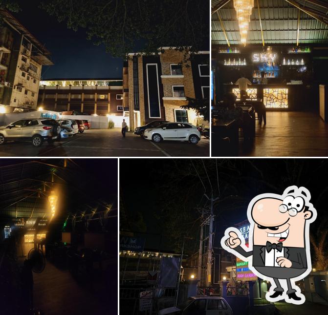 The exterior of Sky Family Restobar