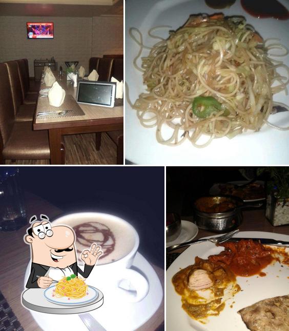 Spaghetti carbonara at C2C Restaurant