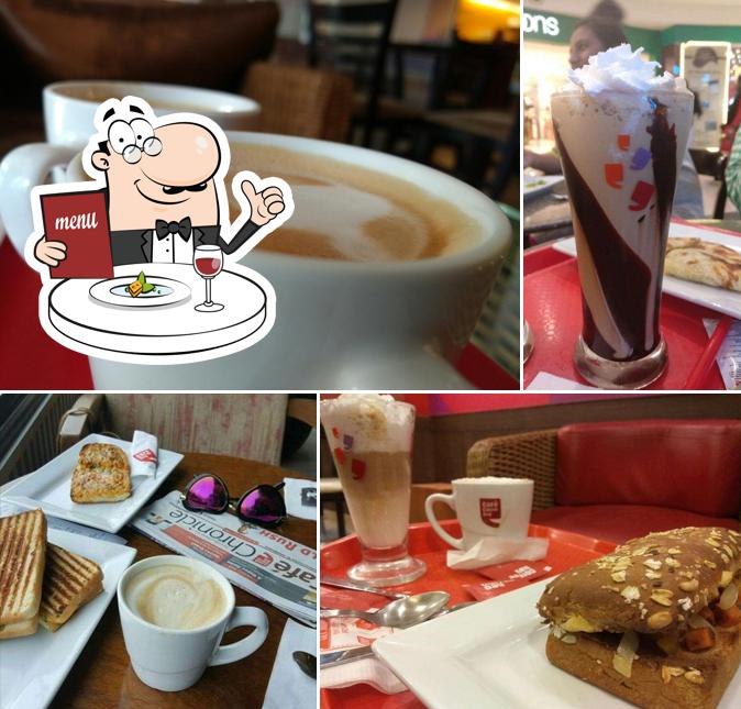 Chocolate mousse at Cafe Coffee Day - MP Nagar