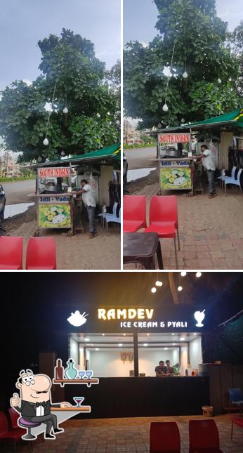 The interior of Ramdev Ice-cream Pyali