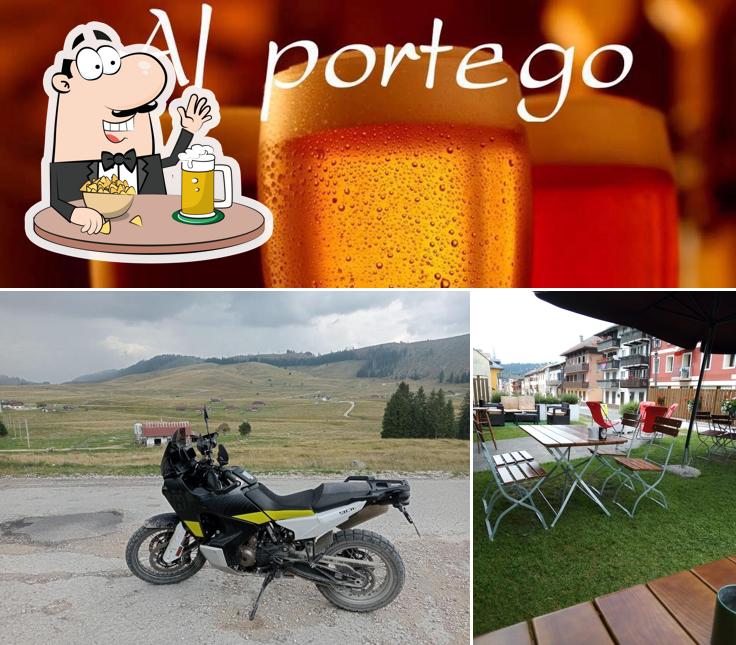 Puoi goderti un rinfrescante bicchiere di birra chiara o scura