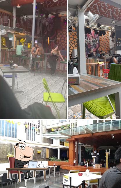 The interior of Happy Brew Bar & Kitchen