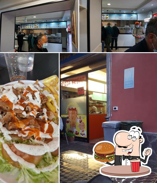 Ordina un hamburger a Pizzeria la Fontana Döner Kebap