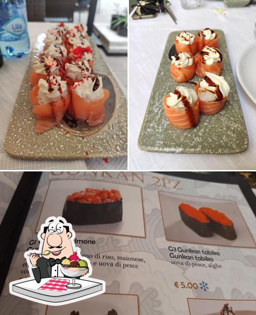 Sushi restaurant offre un'ampia varietà di dolci