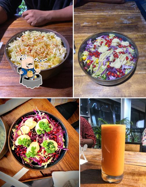 Food at Underdone Salads & More