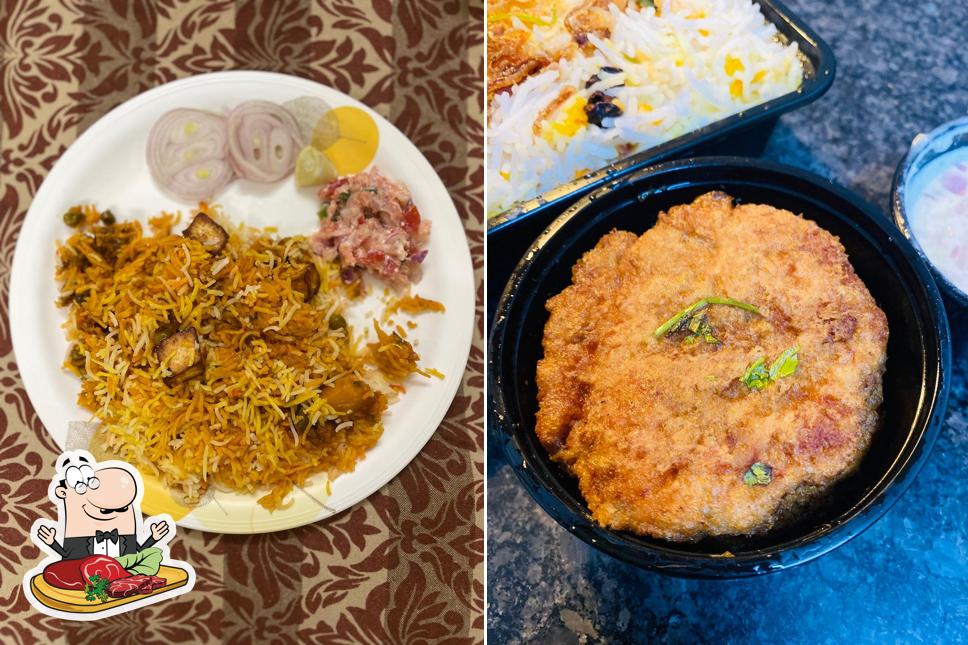 Order meat meals from the menu