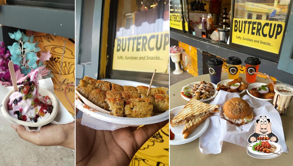 Food at BUTTERCUP ( Softy, sundaes and snacks)
